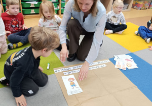 „Jesteśmy bezpieczni i szczęśliwi w domu i w przedszkolu” – zajęcia w grupie XII