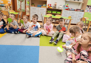 „Jesteśmy bezpieczni i szczęśliwi w domu i w przedszkolu” – zajęcia w grupie XII