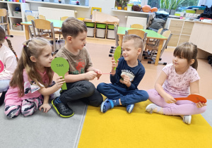 „Jesteśmy bezpieczni i szczęśliwi w domu i w przedszkolu” – zajęcia w grupie XII