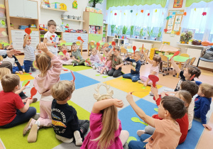 „Jesteśmy bezpieczni i szczęśliwi w domu i w przedszkolu” – zajęcia w grupie XII