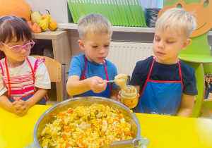 "Smaki jesieni" - projekt edukacyjny w gr. XI