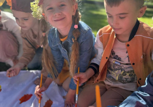 "Jesienna paleta barw"- projekt edukacyjny w grupie VI