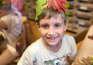 "Jesienna paleta barw"- projekt edukacyjny w grupie VI