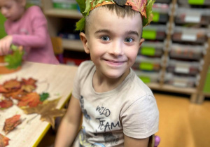 "Jesienna paleta barw"- projekt edukacyjny w grupie VI