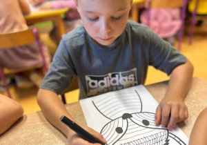 "Jesienna paleta barw"- projekt edukacyjny w grupie VI