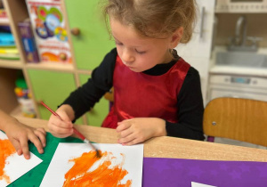 "Jesienna paleta barw"- projekt edukacyjny w grupie VI