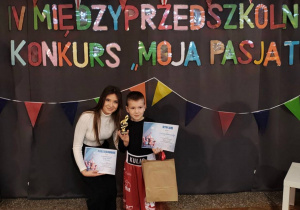 "Moja pasja to..."- udział w konkursie w P16