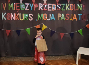 "Moja pasja to..."- udział w konkursie w Przedszkolu im. Jana Brzechwy w Koninie