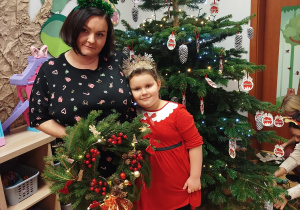 „Świąteczne wianki” – warsztaty bożonarodzeniowe w gr. XII