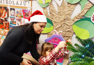 „Świąteczne wianki” – warsztaty bożonarodzeniowe w gr. XII