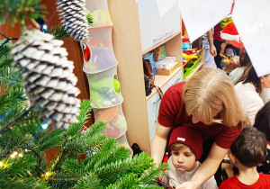 „Świąteczne wianki” – warsztaty bożonarodzeniowe w gr. XII