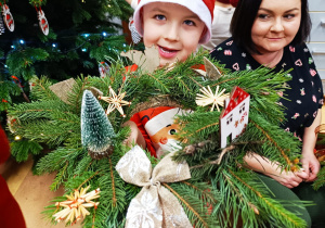 „Świąteczne wianki” – warsztaty bożonarodzeniowe w gr. XII