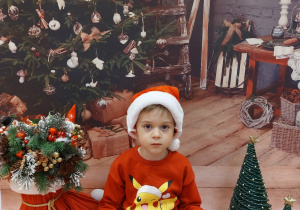 Mikołajkowa sesja zdjęciowa w grupie V