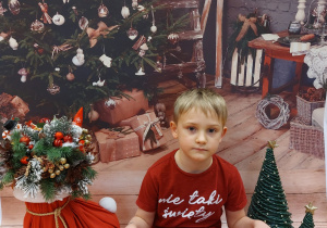 Mikołajkowa sesja zdjęciowa w grupie V