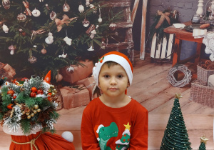 Mikołajkowa sesja zdjęciowa w grupie V