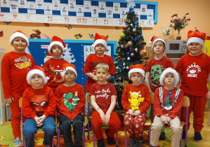 Mikołajkowa sesja zdjęciowa w grupie V