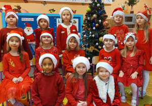 Mikołajkowa sesja zdjęciowa w grupie V