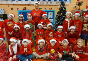 Mikołajkowa sesja zdjęciowa w grupie V