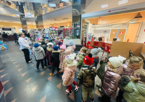 Przedszkolaki listy piszą…do Mikołaja- czyli świąteczna wycieczka na pocztę w ramach preorientacji zawodowej w gr. XI i XII