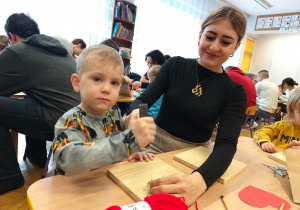 "Serduszko dla Babć i Dziadków"- warsztaty z rodzicami w grupie II