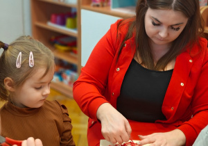 "Serduszko dla Babć i Dziadków"- warsztaty z rodzicami w grupie II