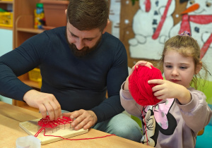 "Serduszko dla Babć i Dziadków"- warsztaty z rodzicami w grupie II