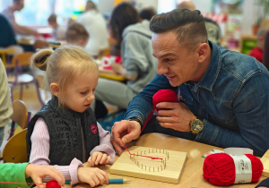 "Serduszko dla Babć i Dziadków"- warsztaty z rodzicami w grupie II