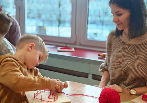 "Serduszko dla Babć i Dziadków"- warsztaty z rodzicami w grupie II