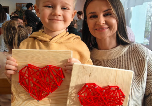 "Serduszko dla Babć i Dziadków"- warsztaty z rodzicami w grupie II