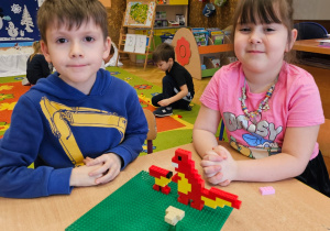 „Gdzie jest T.rex ?„– Kids Lab w grupie V