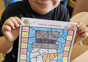 „Zima pełna magii” – projekt edukacyjny w gr. IV