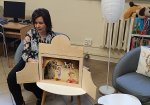 W bibliotece gościliśmy – wielki świat książek odkryliśmy - grupa X.