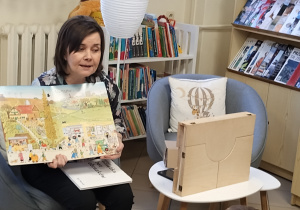 W bibliotece gościliśmy – wielki świat książek odkryliśmy - grupa X.