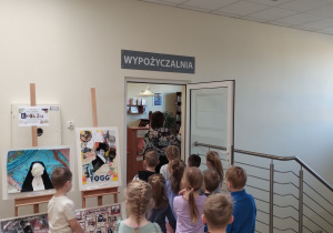 W bibliotece gościliśmy – wielki świat książek odkryliśmy - grupa X.