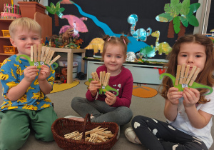 "Tajemnice prehistorycznego świata dinozaurów"-czyli projekt edukacyjny w grupie II