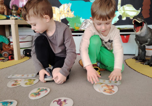 "Tajemnice prehistorycznego świata dinozaurów"-czyli projekt edukacyjny w grupie II