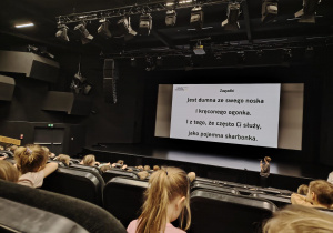 Wycieczka do kina Oskard- Projekt "Młode Horyzonty"