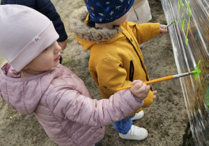 Powitanie wiosny w grupie maluszków- grupa I