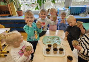 Powitanie wiosny w grupie maluszków- grupa I