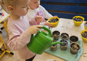 Powitanie wiosny w grupie maluszków- grupa I