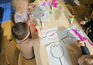 Powitanie wiosny w grupie maluszków- grupa I