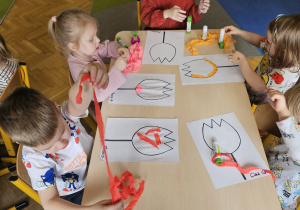 Powitanie wiosny w grupie maluszków- grupa I