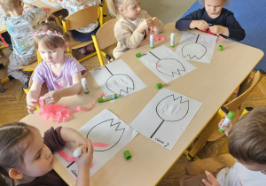 Powitanie wiosny w grupie maluszków- grupa I