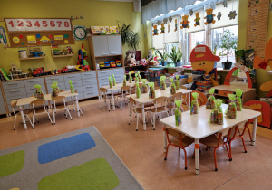 ZAJĄCZKOWE MIASTECZKO I MAGICZNE JAJO – Wielkanocne Warsztaty grupy X w Głodnie.