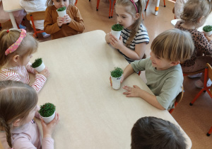 "Zielony ogródek parapetowy' - projekt edukacyjny w grupie IX