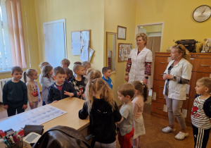 KTO NAM POMOŻE ? – grupa X z wizytą w gabinecie pielęgniarki i położnej środowiskowej.