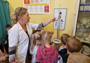 KTO NAM POMOŻE ? – grupa X z wizytą w gabinecie pielęgniarki i położnej środowiskowej.