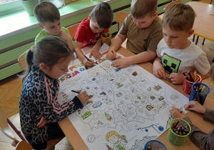 „Polska Moja Ojczyzna” – zajęcia w grupie V