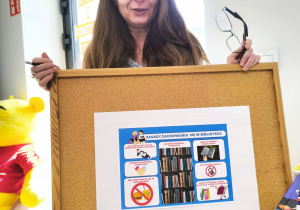 Miłe odwiedziny w Gninie Krzymów, czyli wycieczka do Urzędu Gminy oraz Gminnej Biblioteki Publicznej- gr. XI i XII