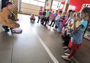Wycieczka do Komendy Miejskiej Państwowej Straży Pożarnej w Koninie- gr. XII